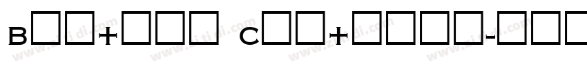 British Castilla字体转换
